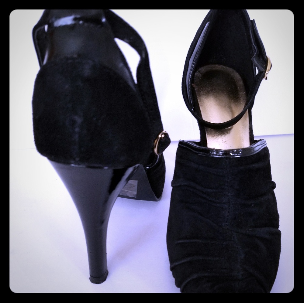 Black high heels